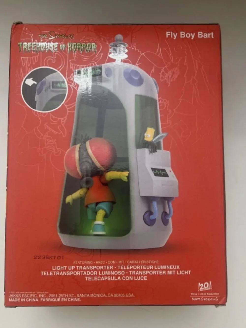 Jakks Pacific Simpsons Treehouse of Horror FLY BOY BART 5” Figure